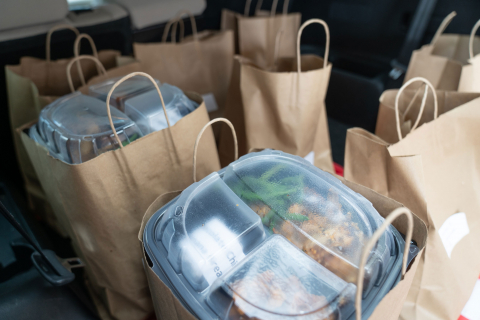 to go meals packaged for delivery