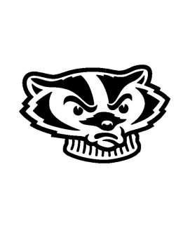 bucky badger headshot