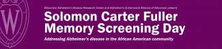 logo for solomon carter fuller memory screening day