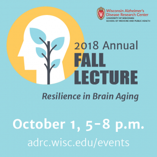 fall lecture logo resilience in brain aging