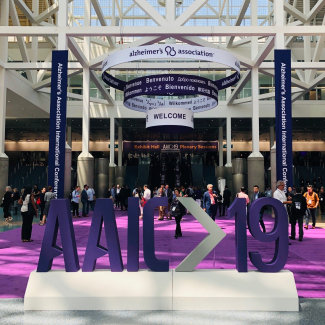 entry to conference center at aaic 2019