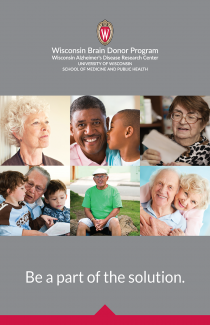 image of front cover of brain donation brochure