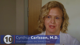 screengrab of dr. cynthia carlsson in an interview