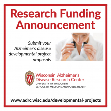 text promoting alzheimer's disease developmental projects