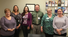 group shot of clinic staff from the Northern Wisconsin Memory Diagnostic Clinic
