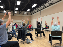 Brain & Body Fitness participants in a class
